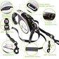 Buy now EXPAWLORER Dual Retractable Dog Leash - Double-Head Lockable Extendable Pet Leash - 16FT Reflective Nylon Ribbon - 360 Tangle-Free for Two Dogs Walking Training at indiglob india