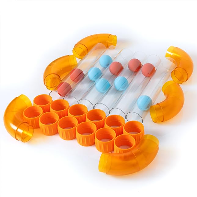 Buy now Fat Brain Toys Air Toobz Expansion Pack - Air-Powered STEM Building Toy for Kids & Teens, Kids Building Toys, STEM Toys for 3+ Year Old at indiglob india