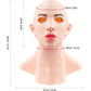 Kedejin Realistic Female Latex Mask, Cosplay Drag Queen Halloween Fancy Dress Headgear Head Cover Crossdressing Sissy Fancy Dress, White