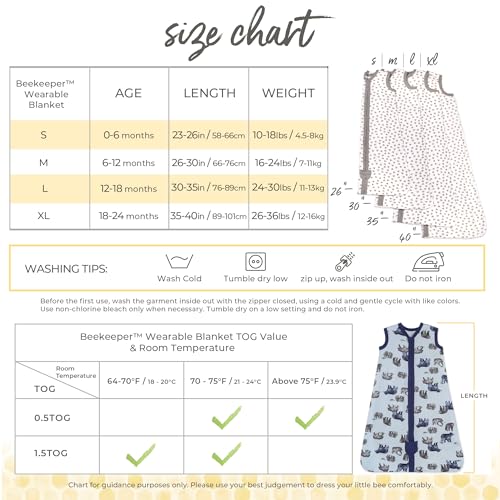 Buy now Burt's Bees Baby unisex-baby Beekeeper Wearable Blanket, 100% Organic Cotton, Swaddle Bag at indiglob india
