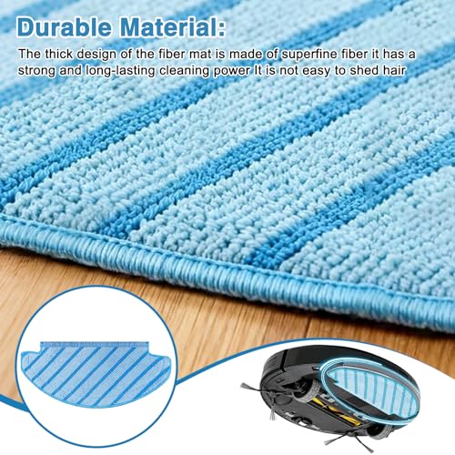 Buy now Ecovacs Deebot Washable Cloth Mop Pads for Ozmo T8 Series, T9, N8 Pro Plus, Yeedi Vac Max Replacement Parts at indiglob india