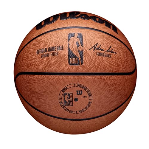 Buy now Wilson NBA Official Game Basketball - Brown, Size 7-29.5" at indiglob india