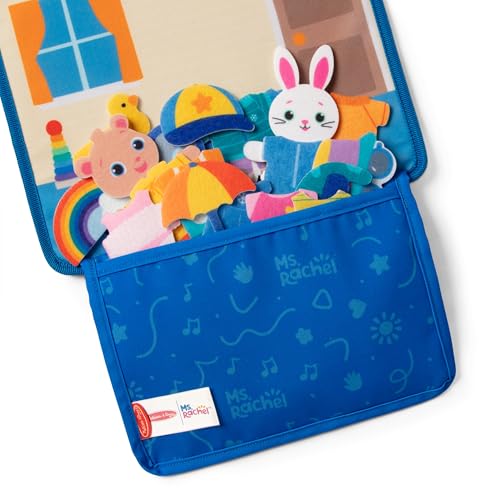 Buy now Melissa & Doug?? Ms. Rachelƒ?› What to Wear Felt Activity Board Take-Along Preschool Learning Toy for Boys and Girls - FSC Certified at indiglob india
