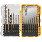 Buy now DEWALT Cobalt Alloy Steel Drill Bit Set with Pilot Point, 14-Piece (DWA1240) at indiglob india