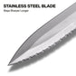 Buy now KLEIN TOOLS DK16 Double-Edged Duct Knife, Serrated Stainless Steel Blade, Designed for Duct Board and Insulation, Fixed Blade Knife with Sheath, 5-1/2-Inch at indiglob india