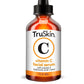 TruSkin Vitamin C Serum For Face – Anti Aging Face Serum with Vitamin C, Hyaluronic Acid, Vitamin E – Brightening Formula – Improve Appearance of Dark Spots, Tone, Fine Lines & Wrinkles, 1 Fl Oz
