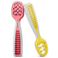 Buy now NumNum Baby Spoons Set, Baby Essentials Pre-Spoon GOOtensils for 6+ Months, First Stage Self-Feeding Spoons for Baby Led Weaning (BLW), Silicone Toddler Utensils, BPA-Free, 2 Pack Gray/Green 12 - Red Yellow 2 Spoons at indiglob india