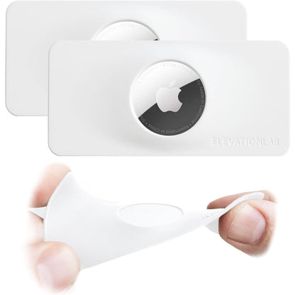 TagVault™ AirTag Wallet Holder - The Thinnest AirTag Wallet Card Insert | Flexible, Stays Hidden, Patent Pending | Elevation Lab