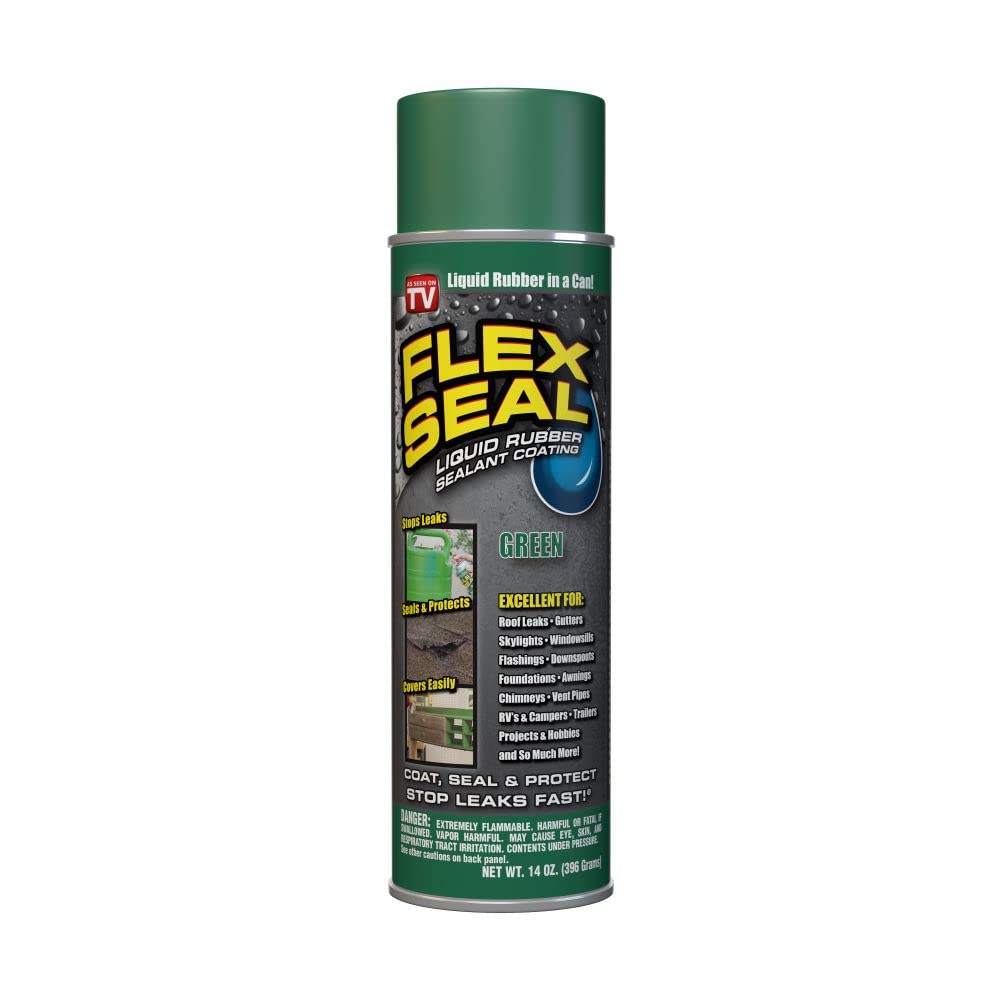Buy now Flex Seal, 14 oz, Clear, Stop Leaks Instantly, Transparent Waterproof Rubber Spray On Sealant Coating, Perfect for Gutters, Wood, RV, Campers, Roof Repair, Skylights, Windows, and More at indiglob india