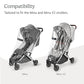 Buy now UPPAbaby Minu and Minu V2 Rain Shield/Waterproof and Windproof Coverage/Ventilated Design/Quick Attachment/Easy Access to Child at indiglob india