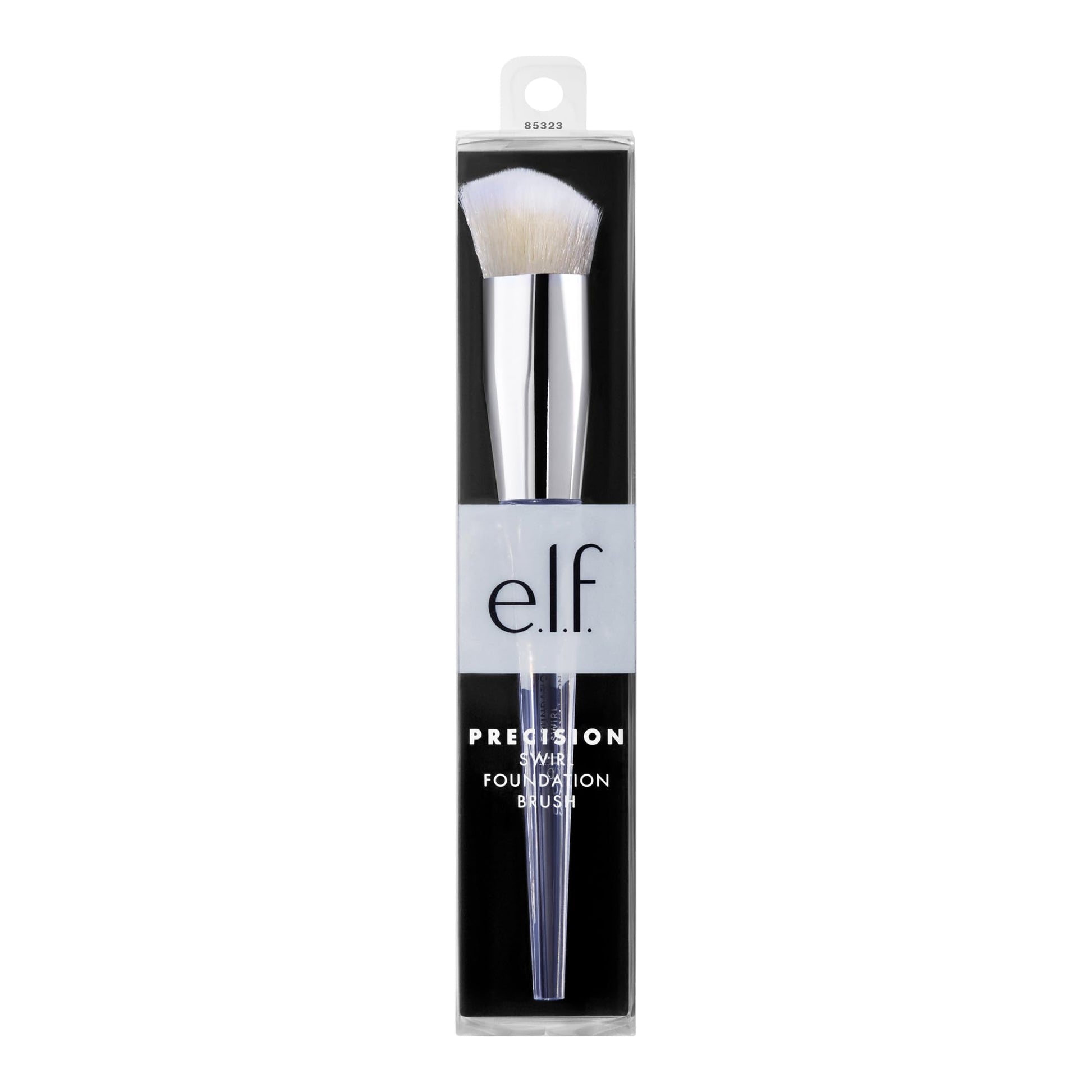 Buy now e.l.f. Precision Swirl Foundation Brush, Blends Liquid Foundation Smoothly Onto Skin, Triangular Handle For Ultimate Control, Vegan & Cruelty-Free at indiglob india