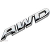 EmbRoom AWD Emblem, 3D Metal Tailgate Side Sticker Badge Replacement For 4x4 All Wheel Drive SUV Off Road (Chrome) - Chrome