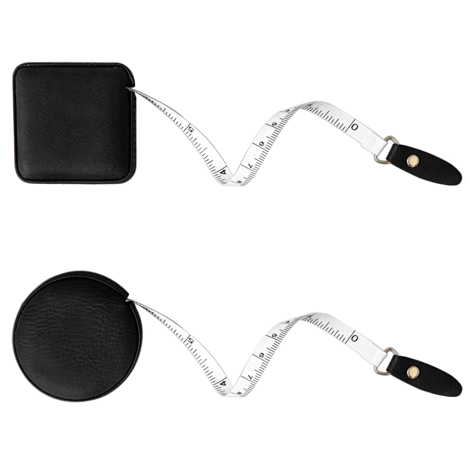 Buy now Sewing Tape Measure, Medical Body Cloth Tailor Craft Dieting Measuring Tape, 60 Inch/1.5M Dual Sided Retractable Ruler with Push Button Round Black 2 pack at indiglob india