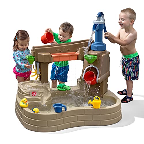 Buy now Step 2 Pump & Splash Discovery Pond Water Table, Kids Water Sensory Activity Pool, Summer Outdoor Toys, 10 Piece Toy Accessories, For Toddlers 2+ Years Old at indiglob india