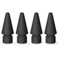MEKO 4 Pack Upgraded 0.72mm Fine Ponit Precise Replacement Tips for Apple Pencil 1st/2nd Generation & Logitech Crayon, Wear-Resisting Pen Nibs for iPad Pro/Air/Mini Pencil - White