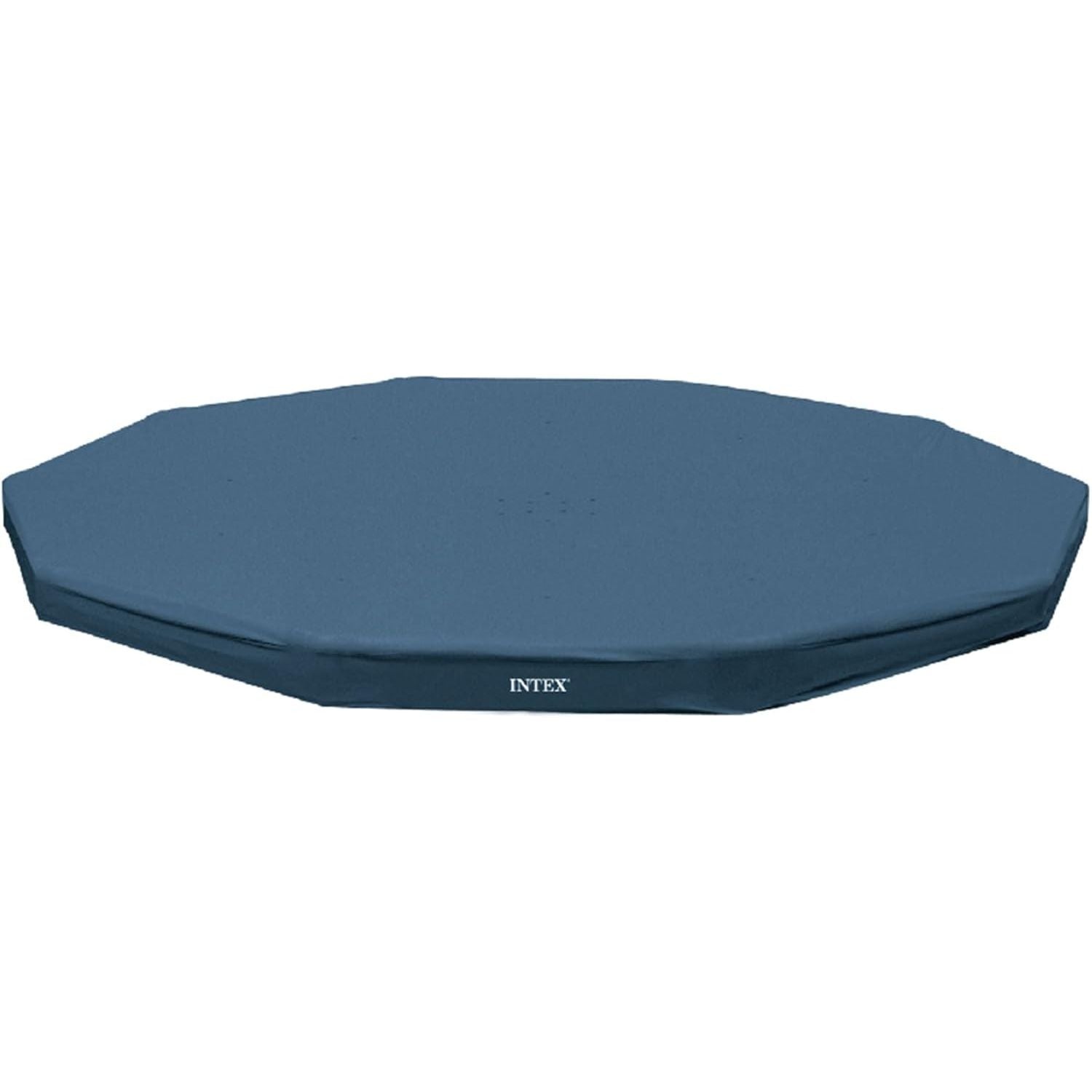 Buy now INTEX 28031E Pool Cover: For 12ft Round Metal Frame Pools – Includes Rope Tie – Drain Holes – 10in Overhang – Snug Fit at indiglob india
