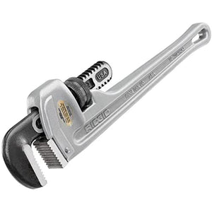 Buy now RIDGID 31095 Model 814 Aluminum Straight 14" Plumbing Pipe Wrench, Silver, Made in the USA at indiglob india