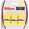 WILSON WRZ4016WH Pro Tennis Overgrip 12-Pack,White - Yellow