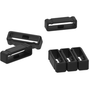 6Pack Replacement Fastener Ring for Garmin Fenix 3Fenix 3 HRFenix 3 SapphireFenix 5XFenix 5X PlusFenix 6X&6X ProFenix 7X&7XSolarDescent Mk1Quatix 3Tactix Bravo Silicone Band Keeper Security