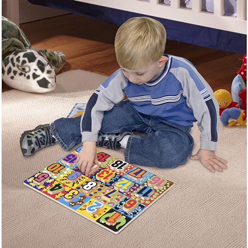Buy now Melissa & Doug Jumbo Numbers Wooden Chunky Puzzle (20 pcs) at indiglob india