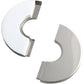 Buy now Wall Split Flange 2PCS Stainless Steel Round Escutcheon Plate Floor and Ceiling Plate Cover Split Flange for 28mm Dia Pipe 25 Type Silver at indiglob india