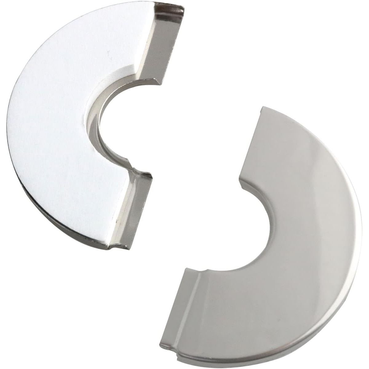 Buy now Wall Split Flange 2PCS Stainless Steel Round Escutcheon Plate Floor and Ceiling Plate Cover Split Flange for 28mm Dia Pipe 25 Type Silver at indiglob india