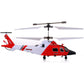 POCO DIVO Coast Guard Rescue Helicopter RC Flight Infrared 3CH Gyro Marine Aircraft Model S111G