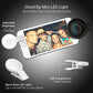 Buy now Pro Lens Kit for iPhone and Android, Macro and Wide Angle Lens with LED Light and Travel Case Black at indiglob india