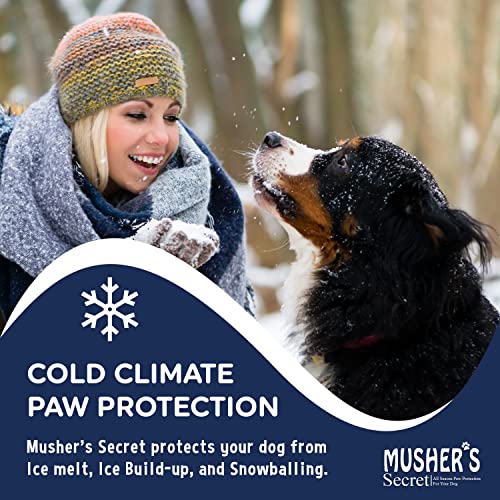 Buy now Musher’s Secret Dog Paw Wax 200g – Natural Paw Balm for Dogs with Vitamin E – Helps Protect Paws from Hot Pavement, Ice & Salt – Moisturizes Cracked Pads – Lick-Safe, Non-Toxic Dog Paw Protector at indiglob india