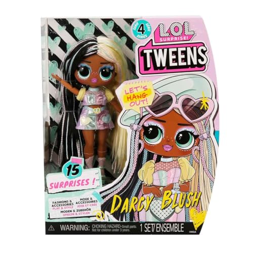 Buy now L.O.L. Surprise! Tweens Series 4 Fashion Doll Darcy Blush with 15 Surprises and Fabulous Accessories – Great Gift for Kids Ages 4+ at indiglob india