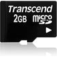 Transcend 2 GB microSD Flash Memory Card TS2GUSD