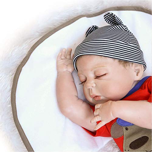 Buy now Zero Pam 18 inch Asleep Newborn Baby Reborn Baby Dolls Soft Silicone Full Body Waterproof Anatomically Correct Relistic Boy Doll Gifts for Toddler Kids at indiglob india