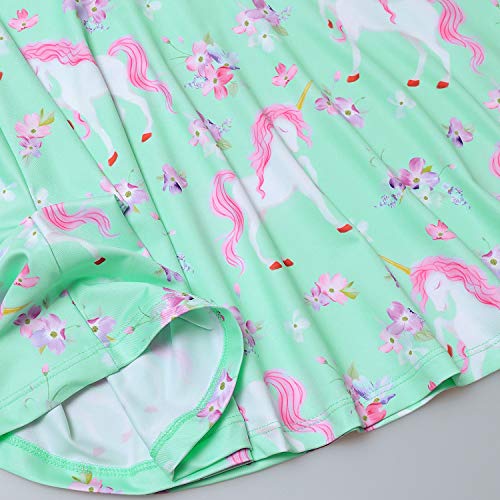 Buy now Matching Girl & Doll Dresses Floral Summer Clothes for Big Girls Kids Green at indiglob india