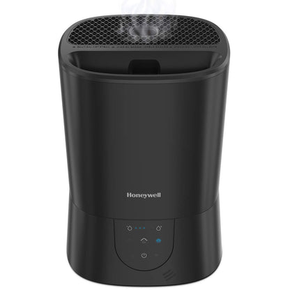 Buy now Honeywell Easy-to-Care Filter Free Warm Mist Humidifier, Medium Rooms, 1.5 Gallon Tank ƒ?? Humidistat for Bedroom, Home or Office Black at indiglob india