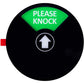 Kichwit Privacy Sign for Office Door, Do Not Disturb, Out of Office, Please Knock, In a Meeting, Conference Sign for Offices, 5 Inch, Black