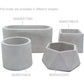 Concrete Planter Molds Silicone Planter Molds for Cement Pot, Round and Square