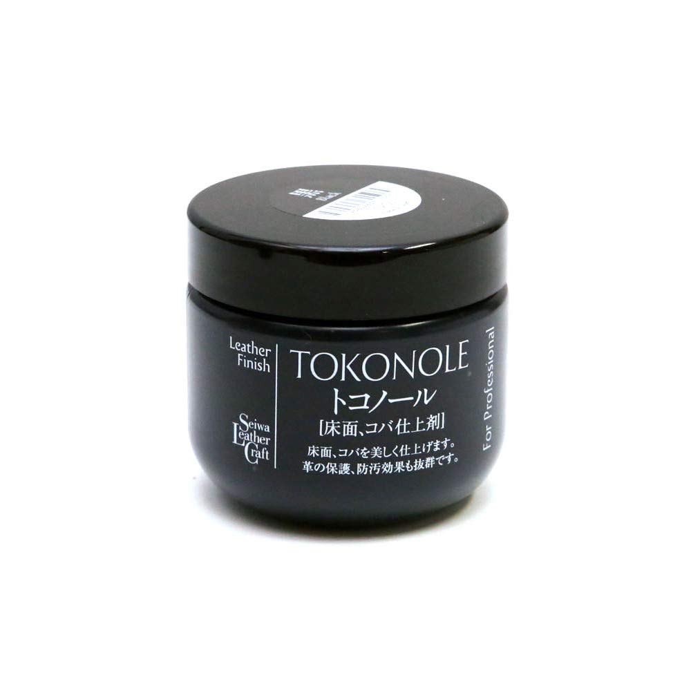 Buy now Seiwa Tokonole Leather Finish Burnishing Gum Clear Leathercraft Black (120g) at indiglob india