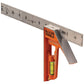 Buy now Klein Tools 935CSEL Combination Square Ruler for Electricians and Carpenters, Stainless Steel Double Sided Ruler, Bubble Level, Magnetic at indiglob india