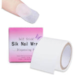 1 Roll Nail Repair Fiberglass Silk Wrap Self Adhesive Anti Damage DIY Strong Protect Reinforce Extension Sticker,Nail Repair Reinforce Nail Protector Nail Art Tool for Home Use or Salon - My Store