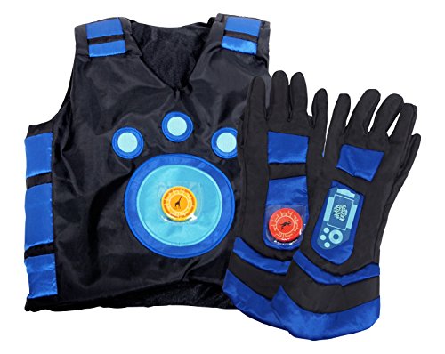 Buy now Wild Kratts Creature Power Suit Martin (Large 6-8X) Includes Vest, Gloves & 2 Power Discs for Halloween Costume, Pretend Play & Dress Up -Officially Licensed Toys for Children- Gift for Kids Boy Girl at indiglob india