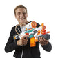 Buy now Nerf Modulus Tri-Strike Blaster, Mega Barrel, Rocket Launcher, Clip, 1 Rocket, Kids Outdoor Games (Amazon Exclusive) at indiglob india