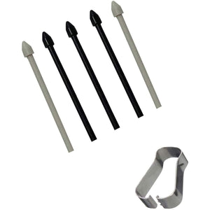 Ubrokeifixit Galaxy Tab S7 Plus Touch Stylus S Pen Replacement Tips/Nibs - Samsung Galaxy Tab S7 11.0" / 12.4" Wi-Fi/LTE/5G (Black)