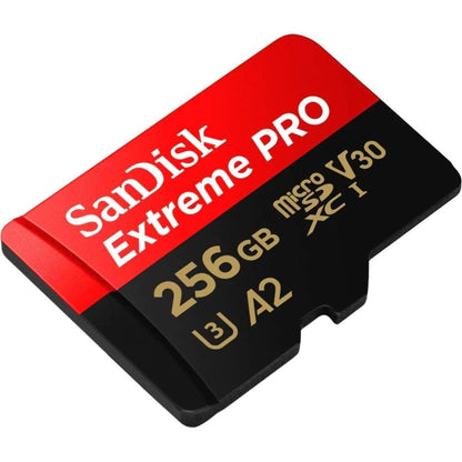 SanDisk Extreme Pro Micro SDXC UHS-I U3 A2 V30 Memory Card (256GB)