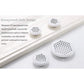 50Pcs Air Vents 53mm Circular Soffit Vent Stainless Steel Round Vent Mesh Hole Louver for Kitchen Bathroom Cabinet Wardrobe (White)