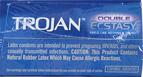 Buy now Trojan Ecstasy Heat Latex Lubricated Ribbed Condoms for Men with Warming Lubricant for a Heightened Experience, Helps Reduce Risk of Pregnancy and Sexually Transmitted Infections (STIs), 10 Count at indiglob india