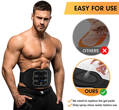 Buy now MarCoolTrip MZ ABS Stimulator,Ab Machine,Abdominal Toning Belt Workout Portable Ab Stimulator Home Office Fitness Workout Equipment for Abdomen Black at indiglob india