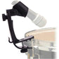 Adjustable Drum Rim Mic Clips - Microphone Mount Clamp (Pack of 2)