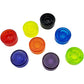 8 Pack Footswitch Toppers Guitar Pedal Footswitch Cap Candy Color Foot Switch Stomp Push Button Cover Knobs for Compact Multi-Effects Guitar Pedal Guitar Effects Pedals 3PDT Footswitch