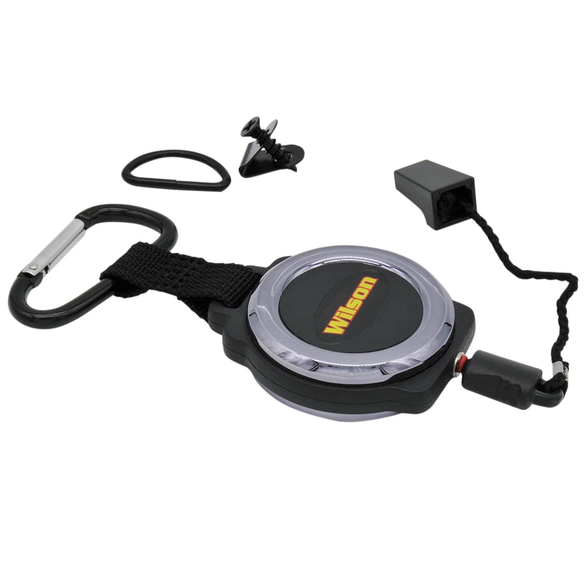 Buy now Wilson CB Microphone Retriever 305MRBC - Adjustable Mic Lanyard and Hardware Mounting Kit - Black Chrome Finish at indiglob india