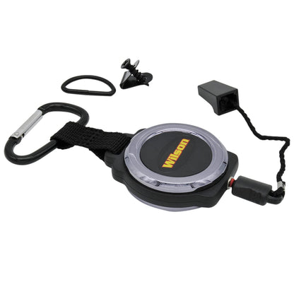 Buy now Wilson CB Microphone Retriever 305MRBC - Adjustable Mic Lanyard and Hardware Mounting Kit - Black Chrome Finish at indiglob india